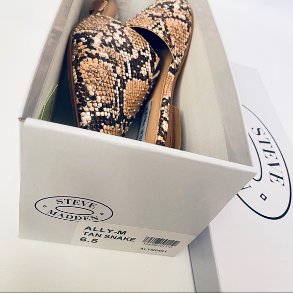 Steve Madden Ally Mule Slip On in Tan Snack - Picture 10 of 10